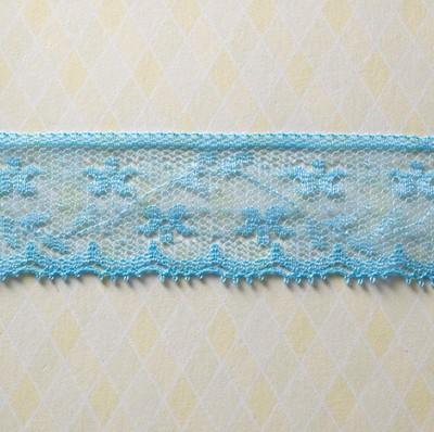 Websters Pages - Western Romance - Trim - Blue Lace 25yd  (sold individually)