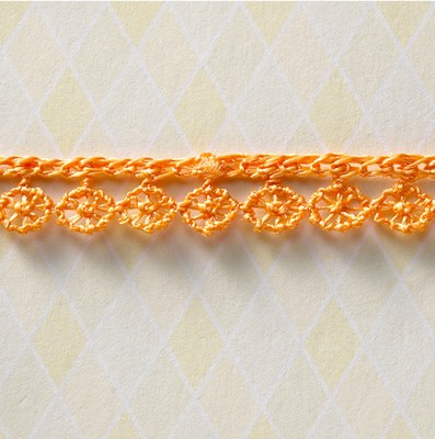 Websters Pages - Botanical Christmas - Trim - Fringe Orange 25yd  (sold individually)