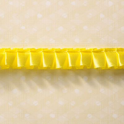 Websters Pages - Trim - Yellow Ruffle 25yd roll  (sold individually)