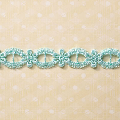 Websters Pages - Trim - Blue Elegant 25yd roll  (sold individually)