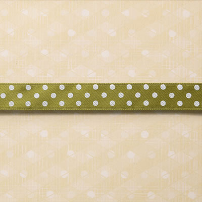 Websters Pages - Trim - Green Polka 25yd roll  (sold individually)