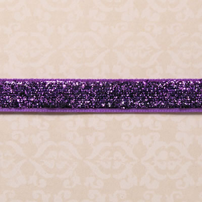 Websters Pages - Girl Land - Trim - Purple Sparkle 25yd  (sold individually)