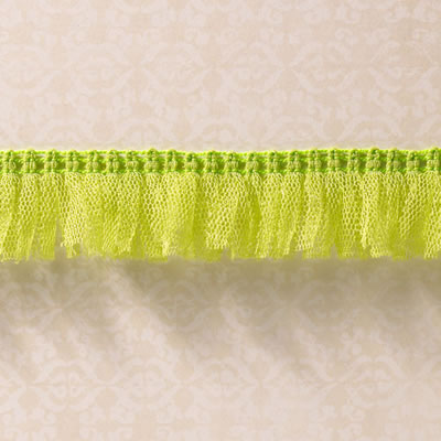 Websters Pages - Girl Land - Trim - Tutu Green 25yd  (sold individually)