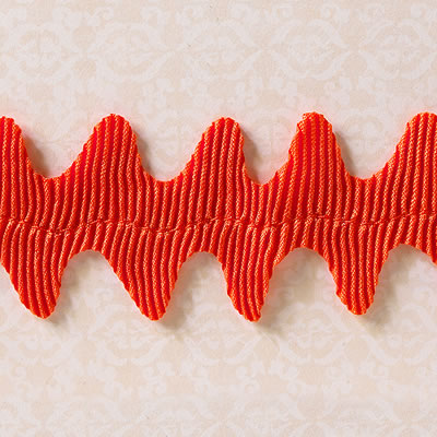 Websters Pages - Once Upon a Halloween - Trim - Wave Orange  (sold individually)