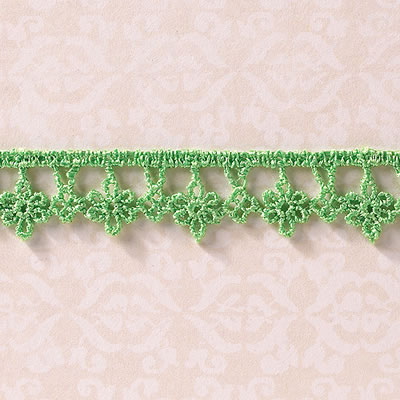 Websters Pages - Once Upon a Halloween - Trim - Drop Flower Green  (sold individually)