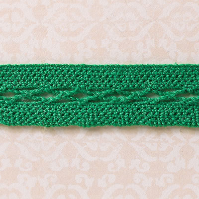 Websters Pages - Royal Christmas - Trim - Embroider Green 25yd  (sold individually)