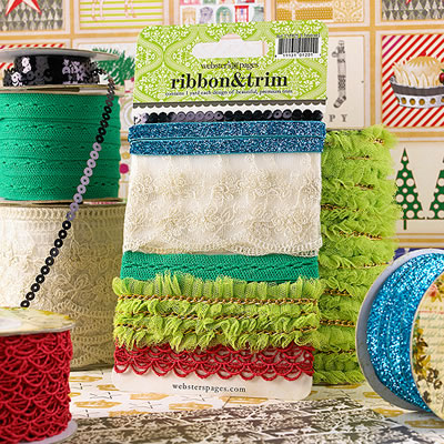 Websters Pages - Royal Christmas - Trim Pack  (sold in 3's)