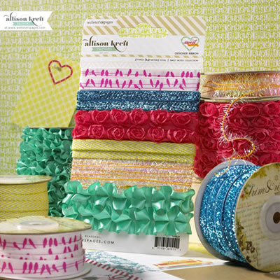 Websters Pages - Sweet Notes - Trim Pack  (sold in 3's)