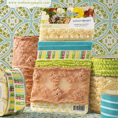 Websters Pages - Modern Romance - Trim Pack  (sold in 3's)