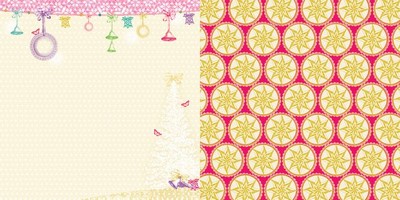 Websters Pages - Winter Fairy Tales - Bells Are Ringing 12x12 d/sided paper  (pack of 10)