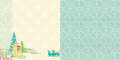 Websters Pages - Winter Fairy Tales - Wonder of Winter 12x12 d/sided paper  (pack of 10)