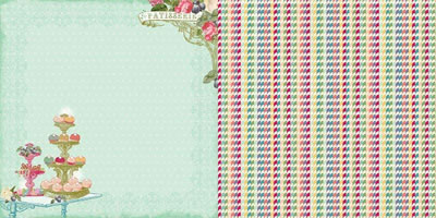Sweet Season - Tiny Treats 12x12 d/sided paper  (pack of 10)