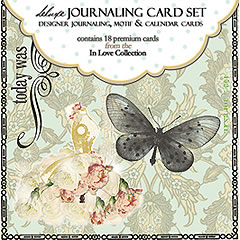 Websters Pages - In Love - Journaling Cards  (sold in 3's)