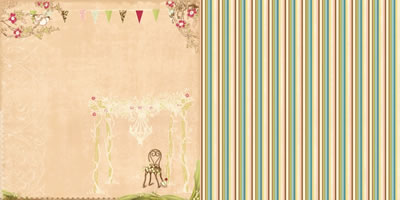 Websters Pages - Garden Gala - Fresh Air 12x12 d/sided paper  (pack of 10)