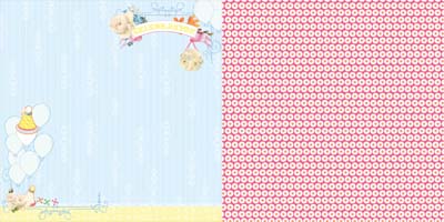 Websters Pages - Let's Celebrate - Surprise 12x12 d/sided paper  (pack of 10)