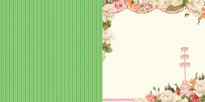 Websters Pages - Let's Celebrate - Garden Party 12x12 d/sided paper  (pack of 10)