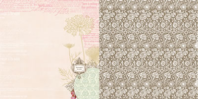Websters Pages - Everyday Poetry - Messages to You 12x12 d/sided paper  (pack of 10)
