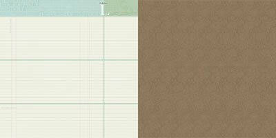 Websters Pages - Everyday Poetry - Notetaker 12x12 d/sided paper  (pack of 10)