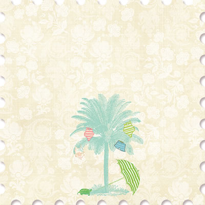 Websters Pages - Palm Beach - 12x12 die-cut paper  (pack of 5)