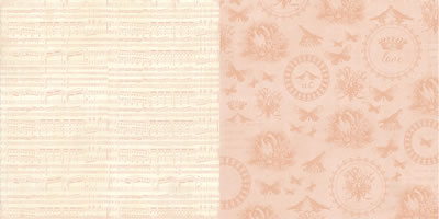Websters Pages - In Love - Our Song 12x12 d/sided paper  (pack of 10)