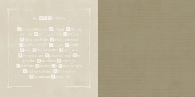 Websters Pages - In Love - Words of Love 12x12 d/sided paper  (pack of 10)