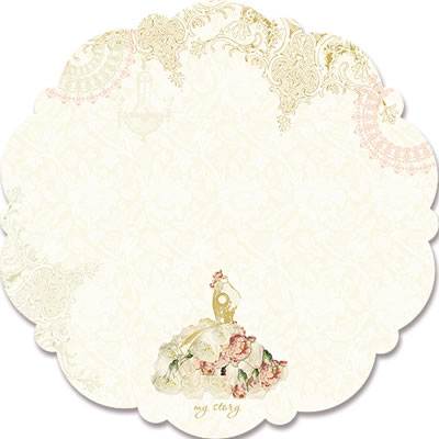 Websters Pages - In Love - 12x12 die-cut paper  (pack of 5)