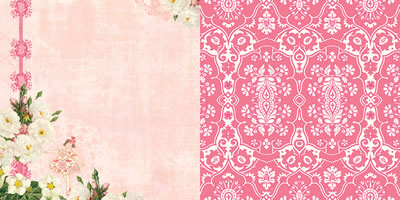 Websters Pages - Girl Land - Tiny Dancer 12x12 d/sided paper  (pack of 10)