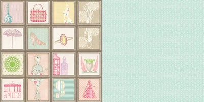 Websters Pages - Girl Land - Favourite Things 12x12 d/sided paper  (pack of 10)