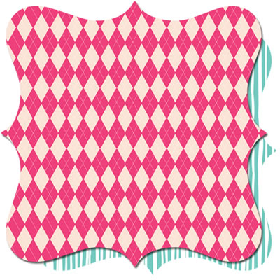 Websters Pages - Girl Land - Die Cut paper  (pack of 5)
