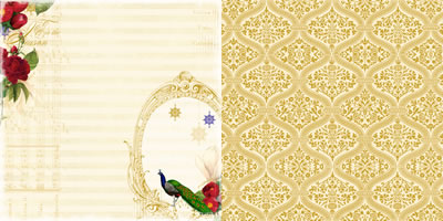 Websters Pages - Royal Christmas - Tis the Season 12x12 d/sided paper  (pack of 10)