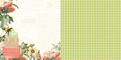 Websters Pages - Park Drive - Box Lunch 12x12 d/sided paper  (pack of 10)