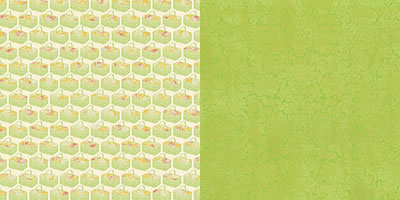 Websters Pages - Park Drive - Snacks 12x12 d/sided paper  (pack of 10)