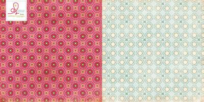Plum Seed - Raspberry Parfait 12x12 d/sided paper  (pack of 10)