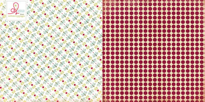 Plum Seed - Delights 12x12 d/sided paper  (pack of 10)