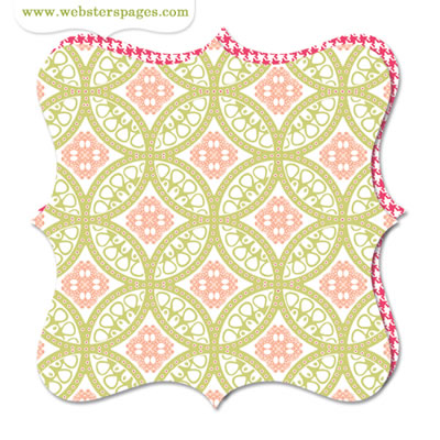 Websters Pages - Modern Romance - Diecut 12x12 paper  (pack of 5)