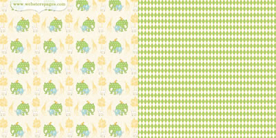Websters Pages - New Beginnings - First Steps 12x12 d/sided paper  (pack of 10)