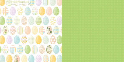 Websters Pages - New Beginnings - Eggstra Special 12x12 d/sided paper  (pack of 10)