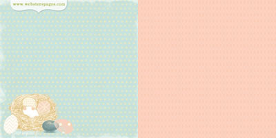 Websters Pages - New Beginnings - Bless This Nest 12x12 d/sided paper  (pack of 10)