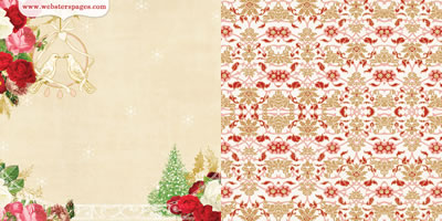 Christmas Story - Christmas in the Park 12x12 d/sided paper (pack of 10)