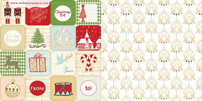 Christmas Story - Window Shopping 12x12 d/sided paper (pack of 10)