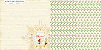 Christmas Story - Magical Day 12x12 d/sided paper (pack of 10)