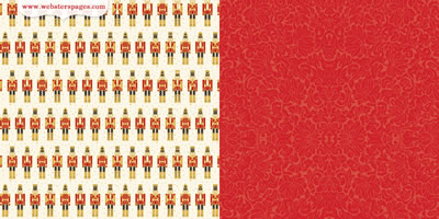 Christmas Story - Nutcrackers 12x12 d/sided paper (pack of 10)