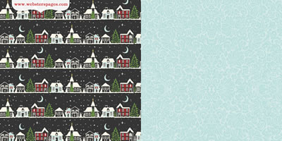 Christmas Story - Main Street 12x12 d/sided paper (pack of 10)