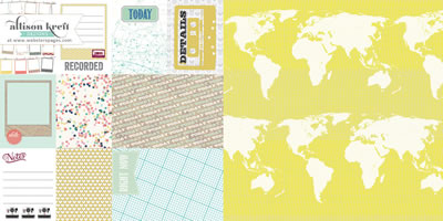 Recorded - Right Now 12x12 d/sided paper (pack of 10)