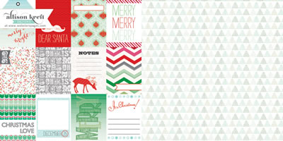 It's Christmas - Dear Santa 12x12 d/sided paper (pack of 10)