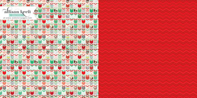 It's Christmas - Christmas Spirit 12x12 d/sided paper (pack of 10)