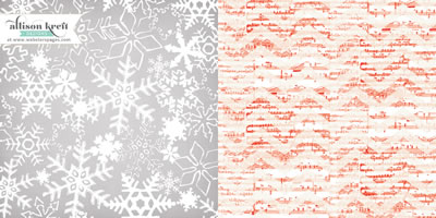 It's Christmas - White Christmas 12x12 d/sided paper (pack of 10)