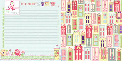 New Year New You - Bucket List 12x12 d/sided paper (pack of 10)