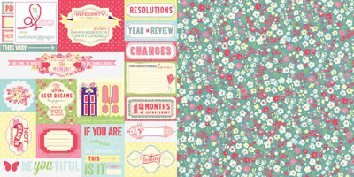 New Year New You - Path of Happiness 12x12 d/sided paper (pack of 10)