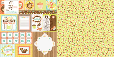 Family Traditions - Harvest 12x12 d/sided paper (pack of 10)